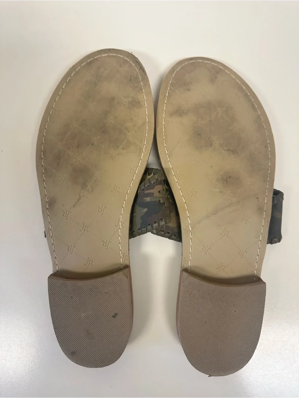 Jack Rogers Camo Miller Sandals in Olive/Brown - Picture 2 of 2